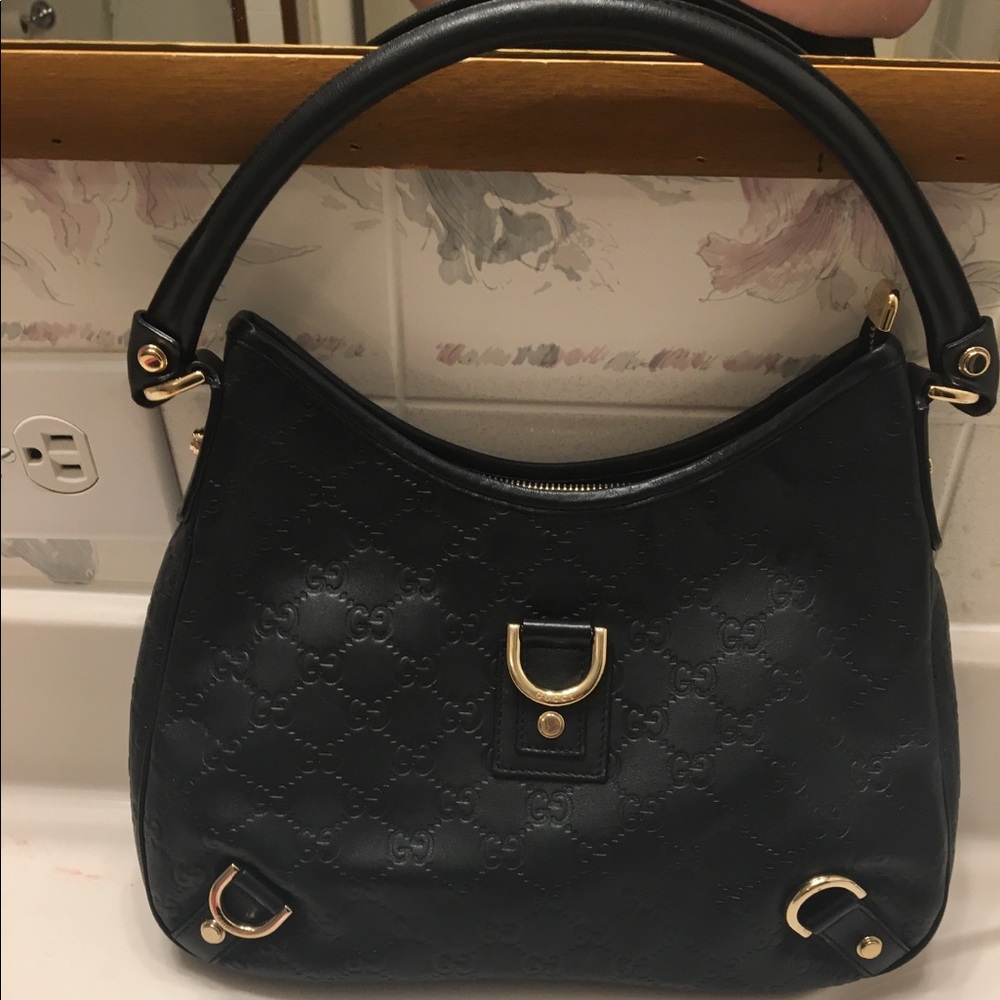 COPY - Authentic Black leather Gucci purse